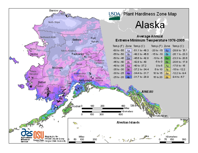 Hardiness ak Map Image