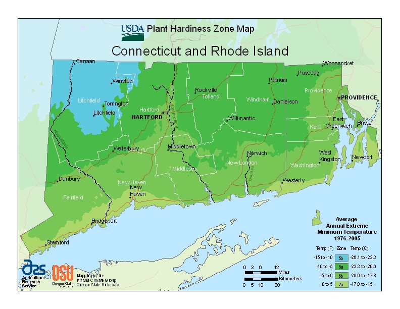 Hardiness ct Map Image