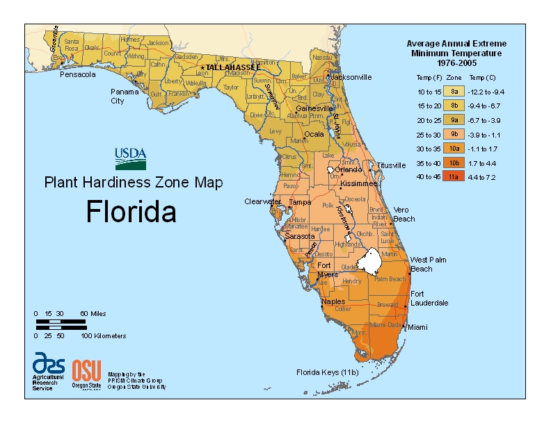 Hardiness fl Map Image