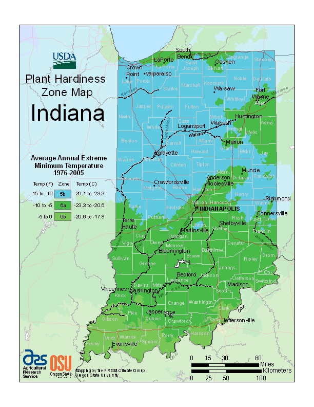 Hardiness in Map Image