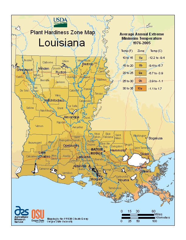 Hardiness la Map Image