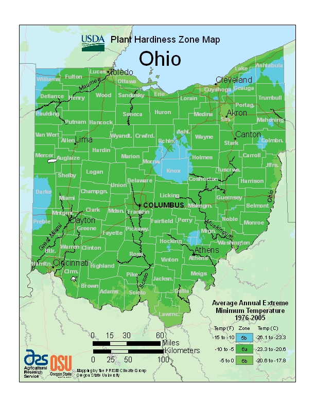 Hardiness oh Map Image