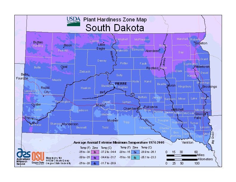 Hardiness sd Map Image