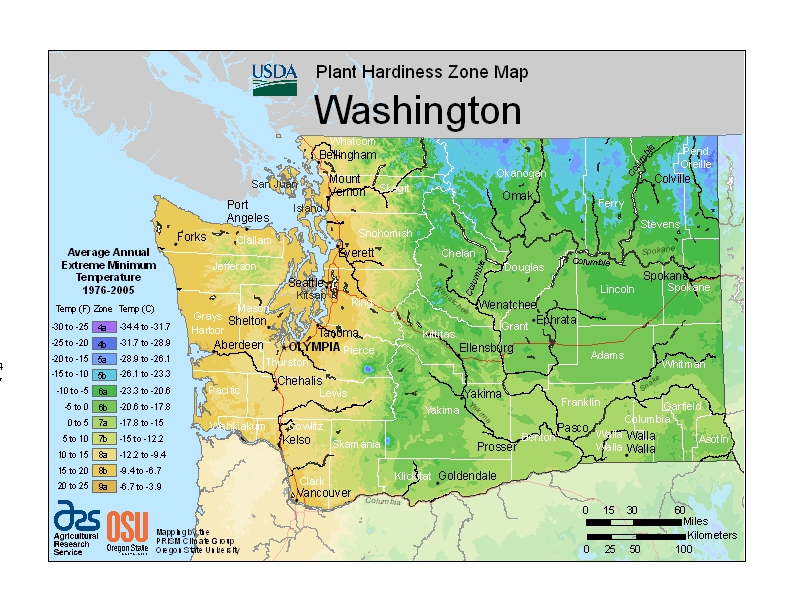 Hardiness wa Map Image