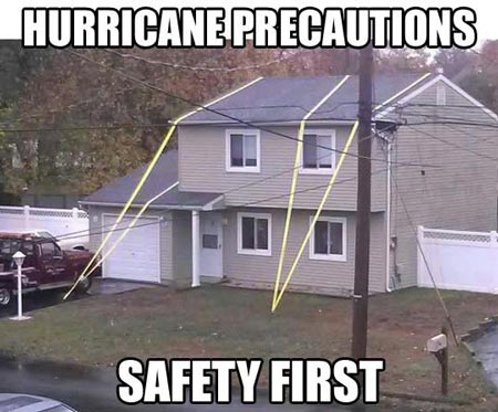 hurricane safety meme