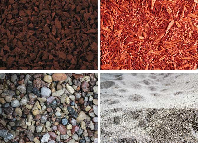 Four Mulch types