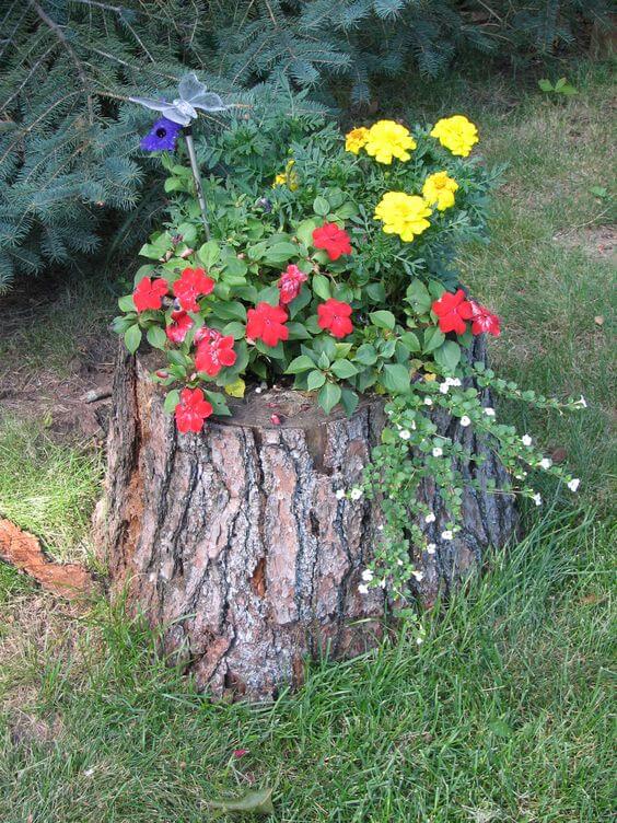 Flower Pot Basket Stand