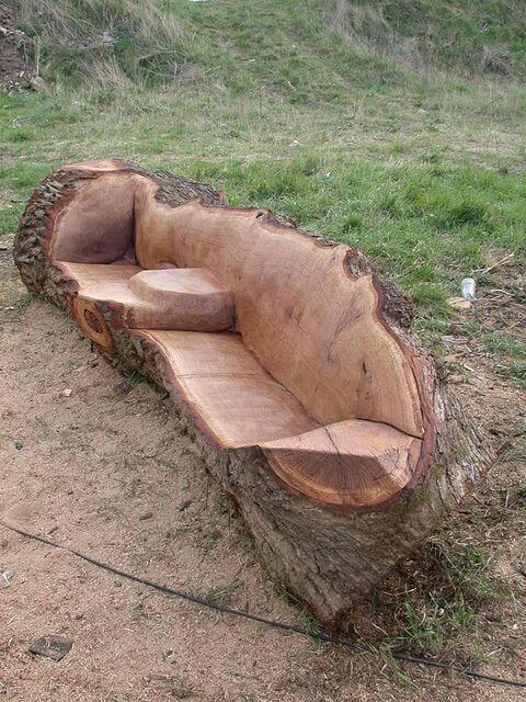 big garden bench