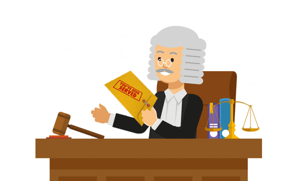 your being served judge
