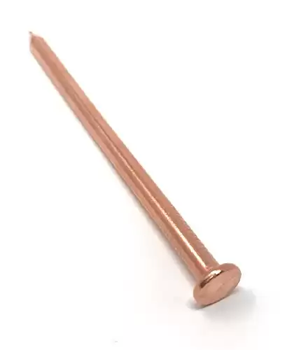 Dubbs Hardware 12 Pack Copper 4 Inch Long Nail Spikes, Kills Trees