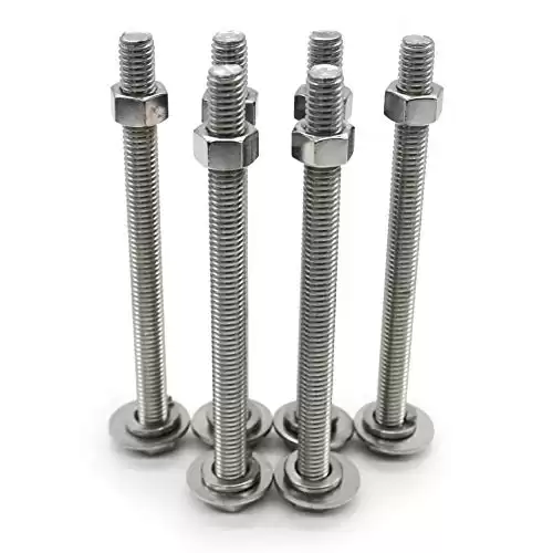 5/16-18x5" Stainless Steel Hex Head Screws Bolts