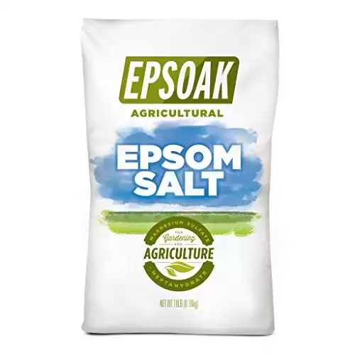 Epsoak Epsom Salt - Agricultural Grade Epsom Salt for Gardening and Lawn Care